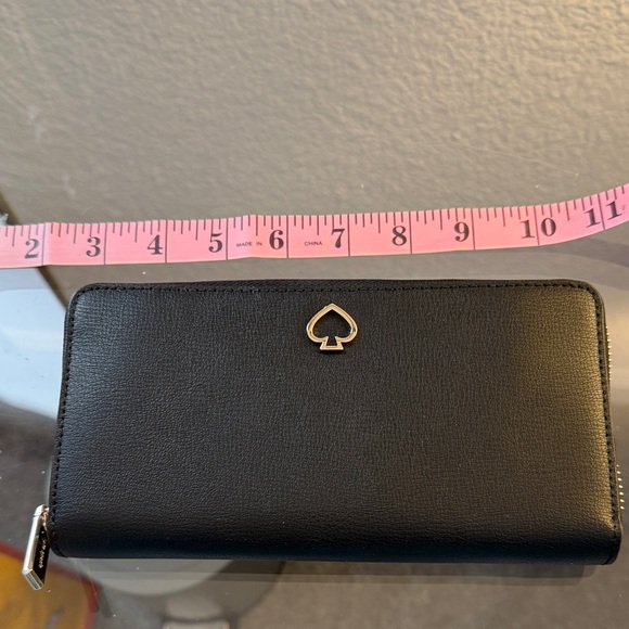 Kate Spade Black Leather Clutch - Picture 2 of 8